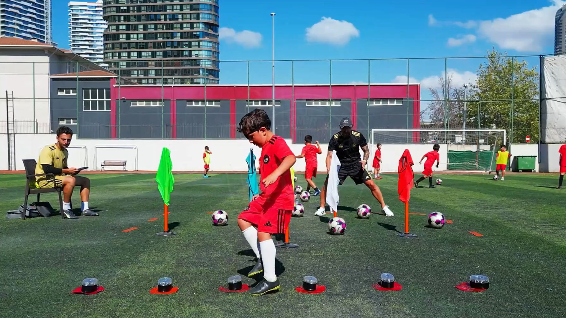 football soccer training