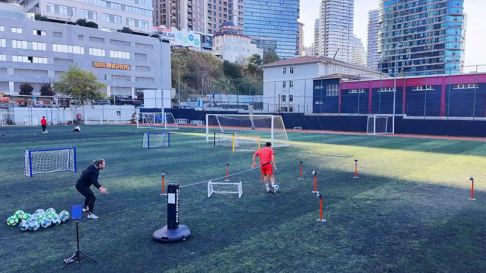 football soccer training