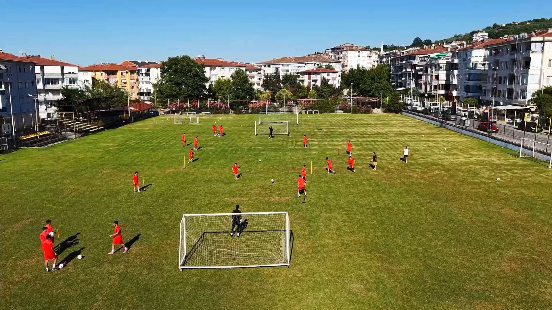 football soccer training