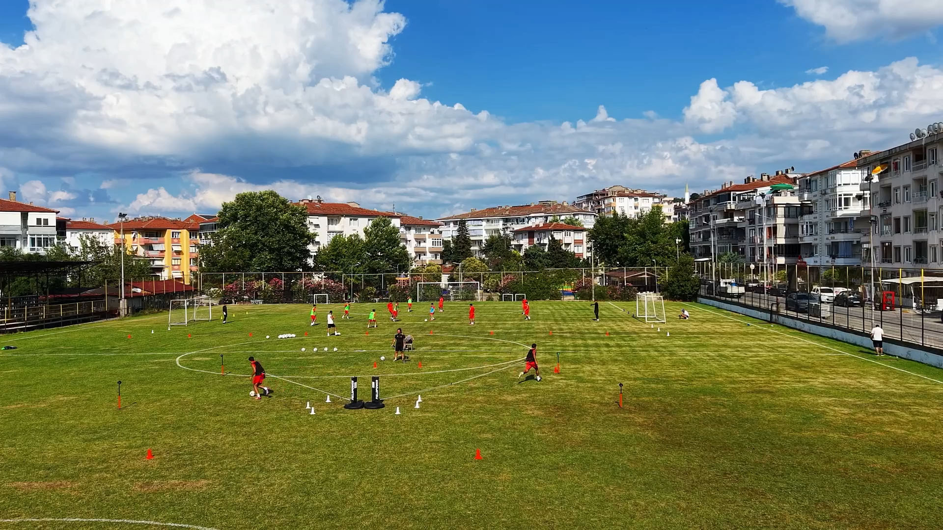 football soccer training